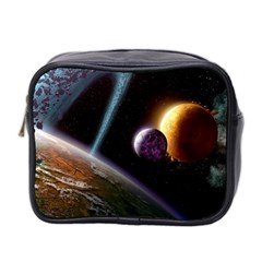 Planets In Space Mini Toiletries Bag (two Sides)