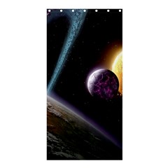 Planets In Space Shower Curtain 36  X 72  (stall) 