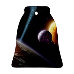Planets In Space Bell Ornament (two Sides)