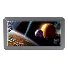 Planets In Space Memory Card Reader (mini) by Sapixe