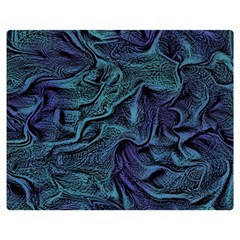 Abstract Waves Background Texture Wave Double Sided Flano Blanket (medium) 