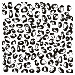 Black And White Leopard Print Jaguar Dots Lightweight Scarf  by ConteMonfrey