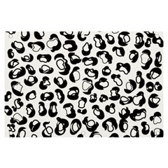 Black And White Leopard Print Jaguar Dots Banner And Sign 6  X 4  by ConteMonfrey