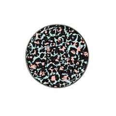 Blue And Pink Jaguar Dots Leopard Black And White Leopard Print Jaguar Dots Hat Clip Ball Marker (10 Pack) by ConteMonfrey