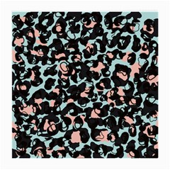 Blue And Pink Jaguar Dots Leopard Black And White Leopard Print Jaguar Dots Medium Glasses Cloth (2 Sides) by ConteMonfrey