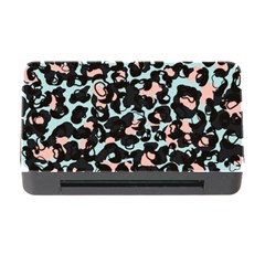 Blue And Pink Jaguar Dots Leopard Black And White Leopard Print Jaguar Dots Memory Card Reader With Cf by ConteMonfrey