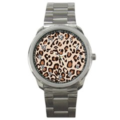 Leopard Jaguar Dots Sport Metal Watch by ConteMonfrey