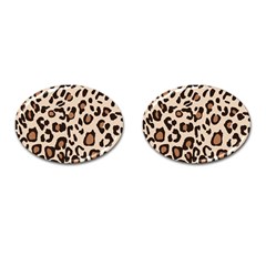 Leopard Jaguar Dots Cufflinks (oval) by ConteMonfrey