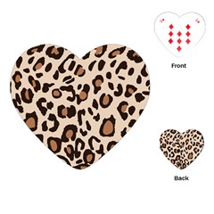 Leopard Jaguar Dots Playing Cards Single Design (heart) by ConteMonfrey