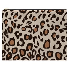 Leopard Jaguar Dots Cosmetic Bag (xxxl) by ConteMonfrey