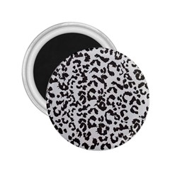 Grey And Black Jaguar Dots 2 25  Magnets by ConteMonfrey