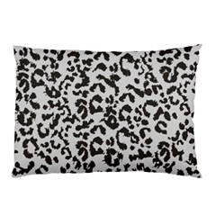 Grey And Black Jaguar Dots Pillow Case by ConteMonfrey