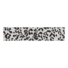Grey And Black Jaguar Dots Velvet Scrunchie by ConteMonfrey