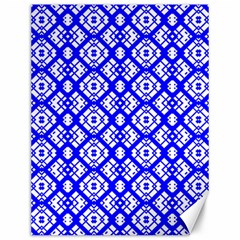 Portuguese Tiles Vibes Plaids Canvas 12  X 16  by ConteMonfrey