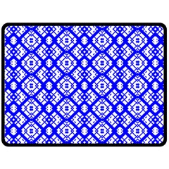 Portuguese Tiles Vibes Plaids Double Sided Fleece Blanket (large)  by ConteMonfrey