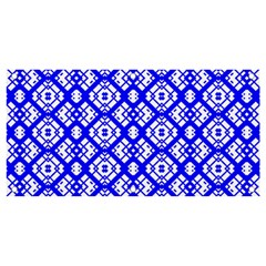 Portuguese Tiles Vibes Plaids Banner And Sign 4  X 2  by ConteMonfrey