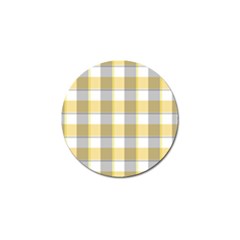 Grey Yellow Plaids Golf Ball Marker (10 Pack) by ConteMonfrey