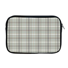 Winter Gray Plaids Apple Macbook Pro 17  Zipper Case by ConteMonfrey