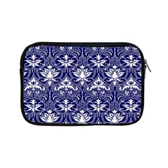 Blue Lace Decorative Ornament - Pattern 14th And 15th Century - Italy Vintage  Apple Ipad Mini Zipper Cases by ConteMonfrey