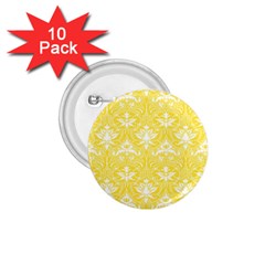 Yellow Lace Decorative Ornament - Pattern 14th And 15th Century - Italy Vintage  1.75  Buttons (10 pack)