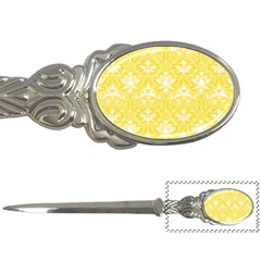 Yellow Lace Decorative Ornament - Pattern 14th And 15th Century - Italy Vintage  Letter Opener