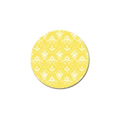 Yellow Lace Decorative Ornament - Pattern 14th And 15th Century - Italy Vintage  Golf Ball Marker (4 pack)