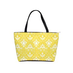 Yellow Lace Decorative Ornament - Pattern 14th And 15th Century - Italy Vintage  Classic Shoulder Handbag