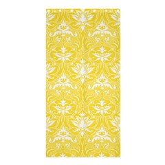 Yellow Lace Decorative Ornament - Pattern 14th And 15th Century - Italy Vintage  Shower Curtain 36  x 72  (Stall) 