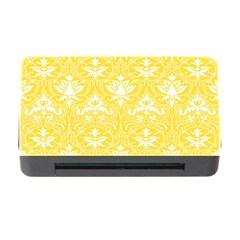 Yellow Lace Decorative Ornament - Pattern 14th And 15th Century - Italy Vintage  Memory Card Reader with CF