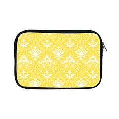 Yellow Lace Decorative Ornament - Pattern 14th And 15th Century - Italy Vintage  Apple iPad Mini Zipper Cases