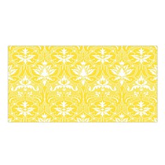 Yellow Lace Decorative Ornament - Pattern 14th And 15th Century - Italy Vintage  Satin Shawl 45  x 80 