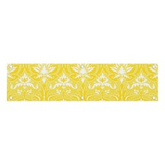 Yellow Lace Decorative Ornament - Pattern 14th And 15th Century - Italy Vintage  Banner and Sign 4  x 1 