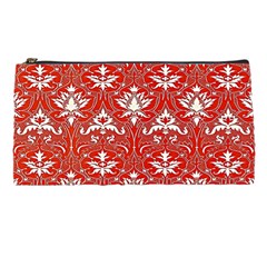 Red  Lace Decorative Ornament - Pattern 14th And 15th Century - Italy Vintage Yellow Lace Decorative Ornament - Pattern 14th And 15th Century - Italy Vintage  Pencil Case