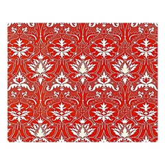 Red  Lace Decorative Ornament - Pattern 14th And 15th Century - Italy Vintage Yellow Lace Decorative Ornament - Pattern 14th And 15th Century - Italy Vintage  Double Sided Flano Blanket (Large) 