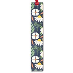 Flower Grey Pattern Floral Large Book Marks