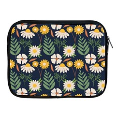 Flower Grey Pattern Floral Apple Ipad 2/3/4 Zipper Cases