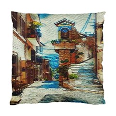 An Italian Neighborhood  Standard Cushion Case (one Side) by ConteMonfrey