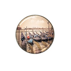 Black Several Boats - Colorful Italy  Hat Clip Ball Marker by ConteMonfrey