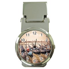 Black Several Boats - Colorful Italy  Money Clip Watches by ConteMonfrey