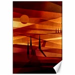 Illustration Golden Tuscany Brown Orange Canvas 12  x 18  11.88 x17.36  Canvas - 1