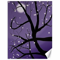 Moon Night Fantasy Dark Love Canvas 18  X 24  by Wegoenart