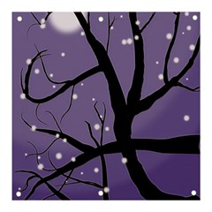 Moon Night Fantasy Dark Love Banner And Sign 3  X 3  by Wegoenart