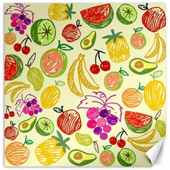 Seamless-fruit Canvas 16  X 16  by nateshop