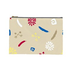 Pattern-star Moca Cosmetic Bag (large)