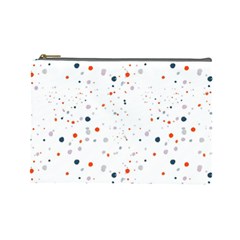 Background-round Spots Cosmetic Bag (large)