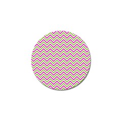 Mave,chevron,white,navi,purple Golf Ball Marker (4 Pack) by nateshop