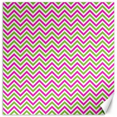 Mave,chevron,white,navi,purple Canvas 20  X 20  by nateshop