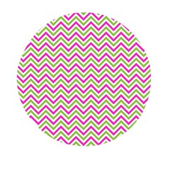 Mave,chevron,white,navi,purple Mini Round Pill Box