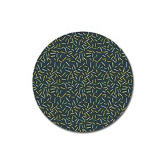 Abstract Pattern Sprinkles Sprinkle Magnet 3  (round) by Wegoenart