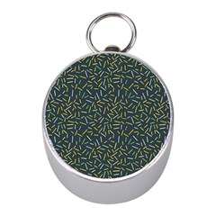 Abstract Pattern Sprinkles Sprinkle Mini Silver Compasses by Wegoenart